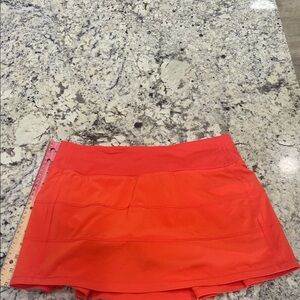 Lululemon Athletica Fiery Red Skort